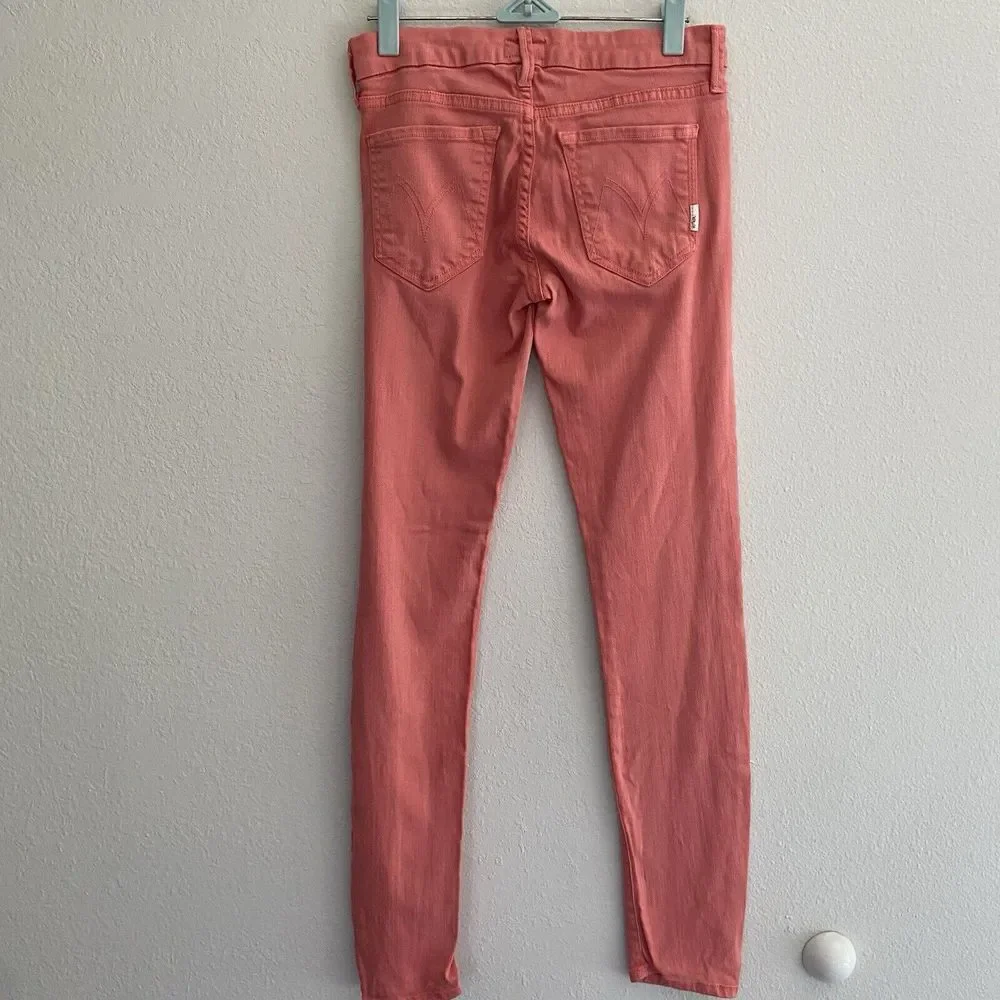 Mother Women's The Looker Jeans Brink‎ Pink Skinny Stretch Size 26 Read